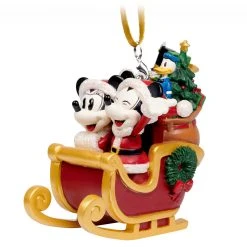 Promo ❤️ Disney Holiday Ornament - Turn Of The Century - Mickey & Minnie Sleigh ????