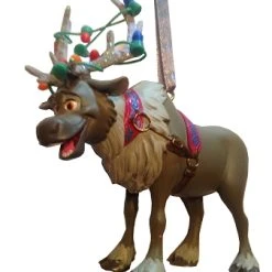 Hot Sale ???? Disney ???? Christmas Ornament - Sven With ???? Christmas Lights - Frozen ????