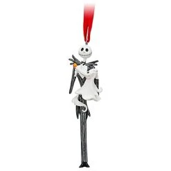 Promo ✨ Disney ❄ Christmas Ornament - Jack Skellington & Zero - Pumpkin King ⌛