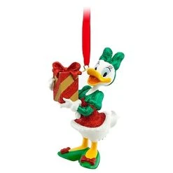 Deals ???? Disney ???? Christmas Ornament - Daisy Duck With Present ????