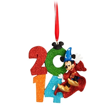 Cheap ❤️ Disney ???? Christmas Ornament - 2014 Sorcerer Mickey Mouse Figure ???? 3 Cheap ❤️ Disney ???? Christmas Ornament - 2014 Sorcerer Mickey Mouse Figure ????