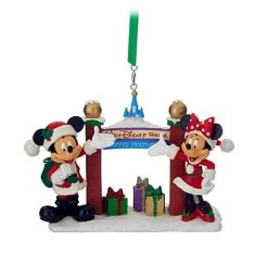 Brand new ???? Disney ???? Christmas Ornament - Santa Mickey And Minnie Arch ⭐