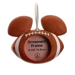 Discount ???? Disney Frame Ornament - Mickey Mouse Icon - Football ✨