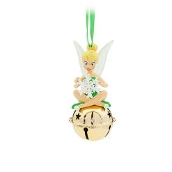 Buy ???? Disney ???? Christmas Ornament - Tinker Bell Sitting On Bell - Believe ????