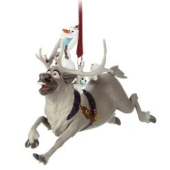 Hot Sale ???? Disney Figurine Ornament - Olaf And Sven With Snowgies - Frozen ????
