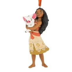 Hot Sale ❤️ Disney Figure ???? Christmas Ornament - Moana With Pua ⌛