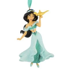 Coupon ⌛ Disney Figure ❄ Christmas Ornament - Jasmine With Genie Lamp ????