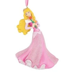 Best deal ???? Disney Figure ❄ Christmas Ornament - Aurora With Rose ????
