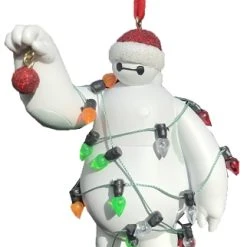 Coupon ???? Disney ???? Christmas Ornament - Baymax Wrapped In Lights - Big Hero 6 ????