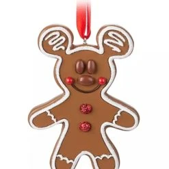 New ⌛ Disney Figure Ornament - Mickey Mouse Gingerbread Cookie ????
