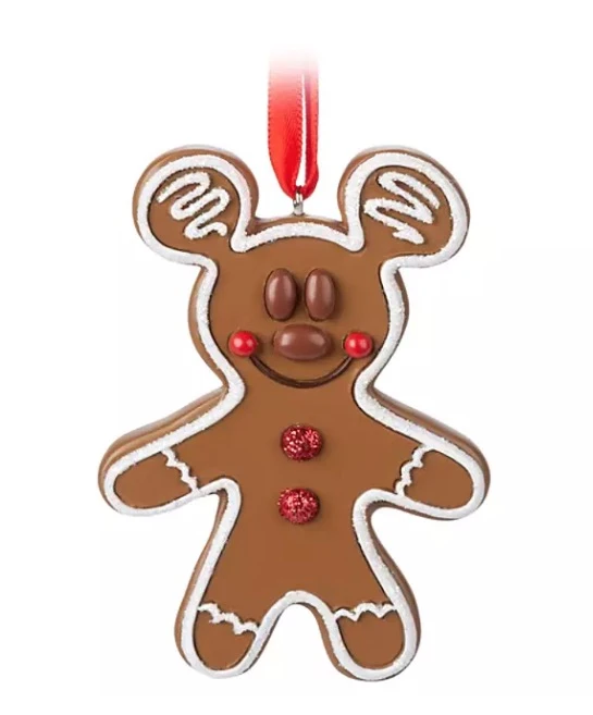 New ⌛ Disney Figure Ornament - Mickey Mouse Gingerbread Cookie ???? 3 New ⌛ Disney Figure Ornament - Mickey Mouse Gingerbread Cookie ????