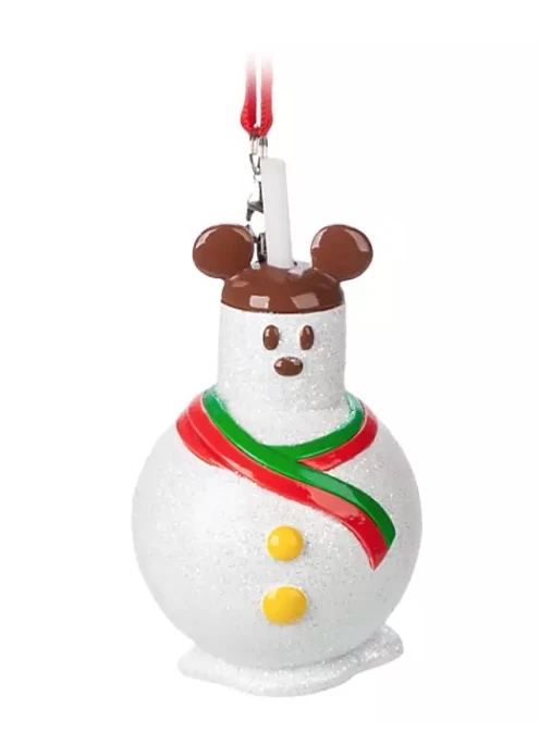 New ???? Disney Figure Ornament - Mickey Mouse Snowman Treat ???? 3 New ???? Disney Figure Ornament - Mickey Mouse Snowman Treat ????