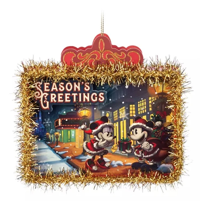 Cheapest ???? Disney Ornament - Santa Mickey And Minnie Mouse - Paper ???? 3 Cheapest ???? Disney Ornament - Santa Mickey And Minnie Mouse - Paper ????