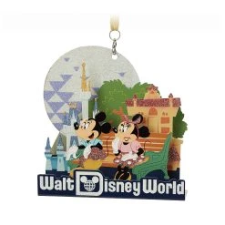 Outlet ???? Disney Diorama Ornament - Mickey And Minnie Mouse - Disney Park Life ⭐