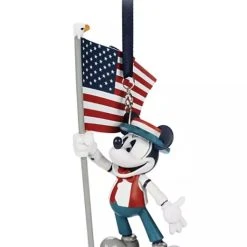 Cheapest ???? Disney Figural Ornament - Mickey Mouse Americana With Flag ❤️