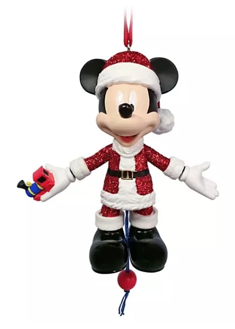 Best Sale ???? Disney Figurine Ornament - Santa Mickey Mouse Articulated ✨ 3 Best Sale ???? Disney Figurine Ornament - Santa Mickey Mouse Articulated ✨