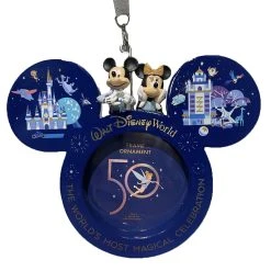 Best Pirce ✔️ Disney Photo Frame Ornament - 50th Anniversary - Mickey & Minnie ????
