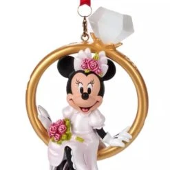 Cheapest ???? Disney Sketchbook Ornament - Minnie Wedding Ring ????