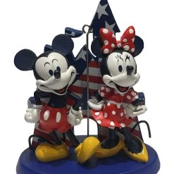 Best Pirce ???? Disney Figurine Ornament - Americana Mickey & Minnie With Castle ????